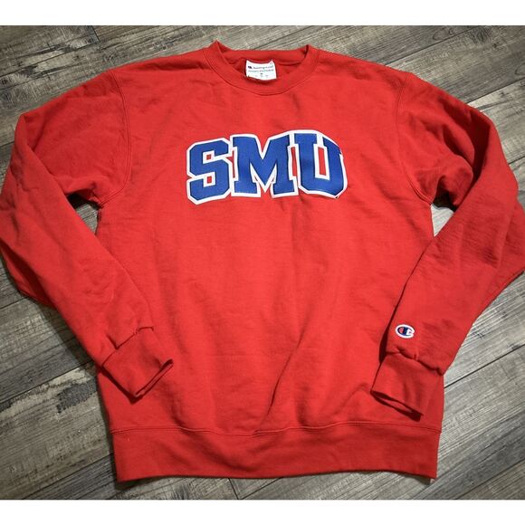 SMU Southern Methodist University Mustangs Sweatshirt Adult Medium - Picture 1 of 8